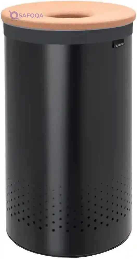 Brabantia 120022 Laundry Bin, Black, 60L - Safqqa