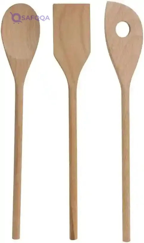 Pedrini Wooden Spoon Set 3-Pieces, 30 cm Size - Safqqa Egypt