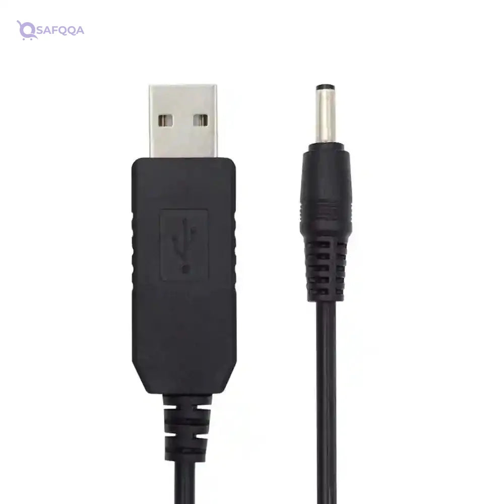 cablecc 5V USB 2.0 Type-A to 2.5mm/2.1mm DC 12V Voltage Riser Boost Power Plug Barrel Connector Cable 100cm - Safqqa Egypt