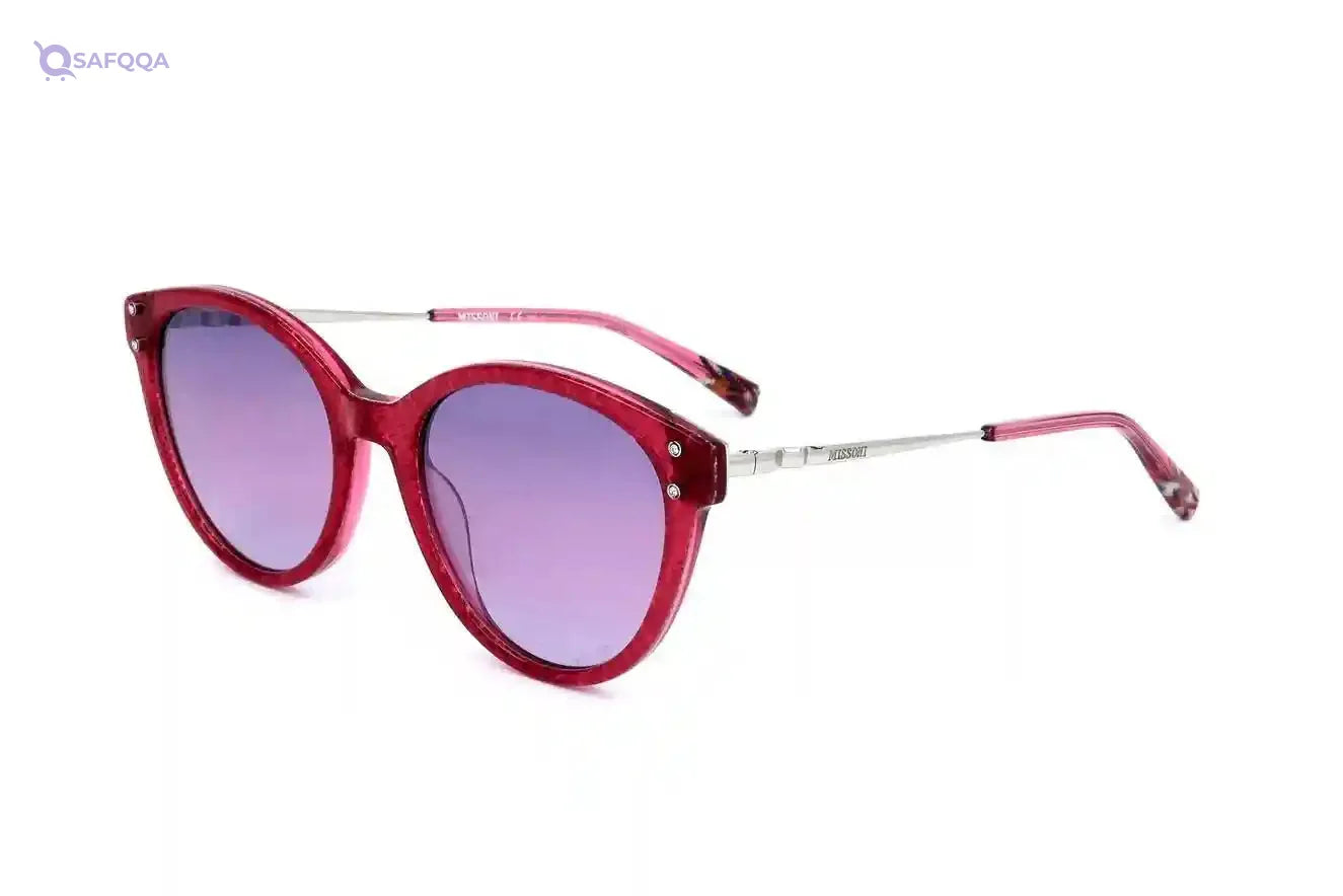 MIS 0026/S 2R0 Sunglasses – Fuchsia Pattern, Metal - Safqqa