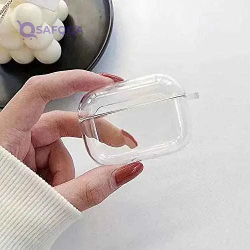 Transparent protective hard clear case cover for airpods pro - pure transparent - Safqqa Egypt