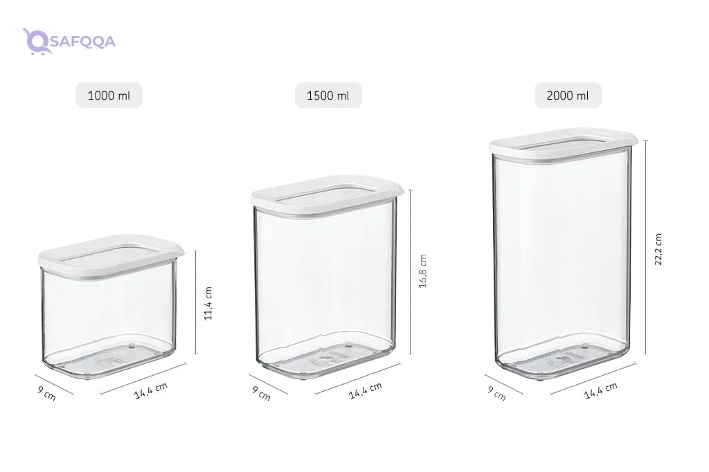 Mepal Food Storage Box ,1 liter Made from durable and safe plastic - Safqqa