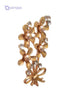 Brioche Suit Pin – Stainless Steel Rose-Shaped - Safqqa