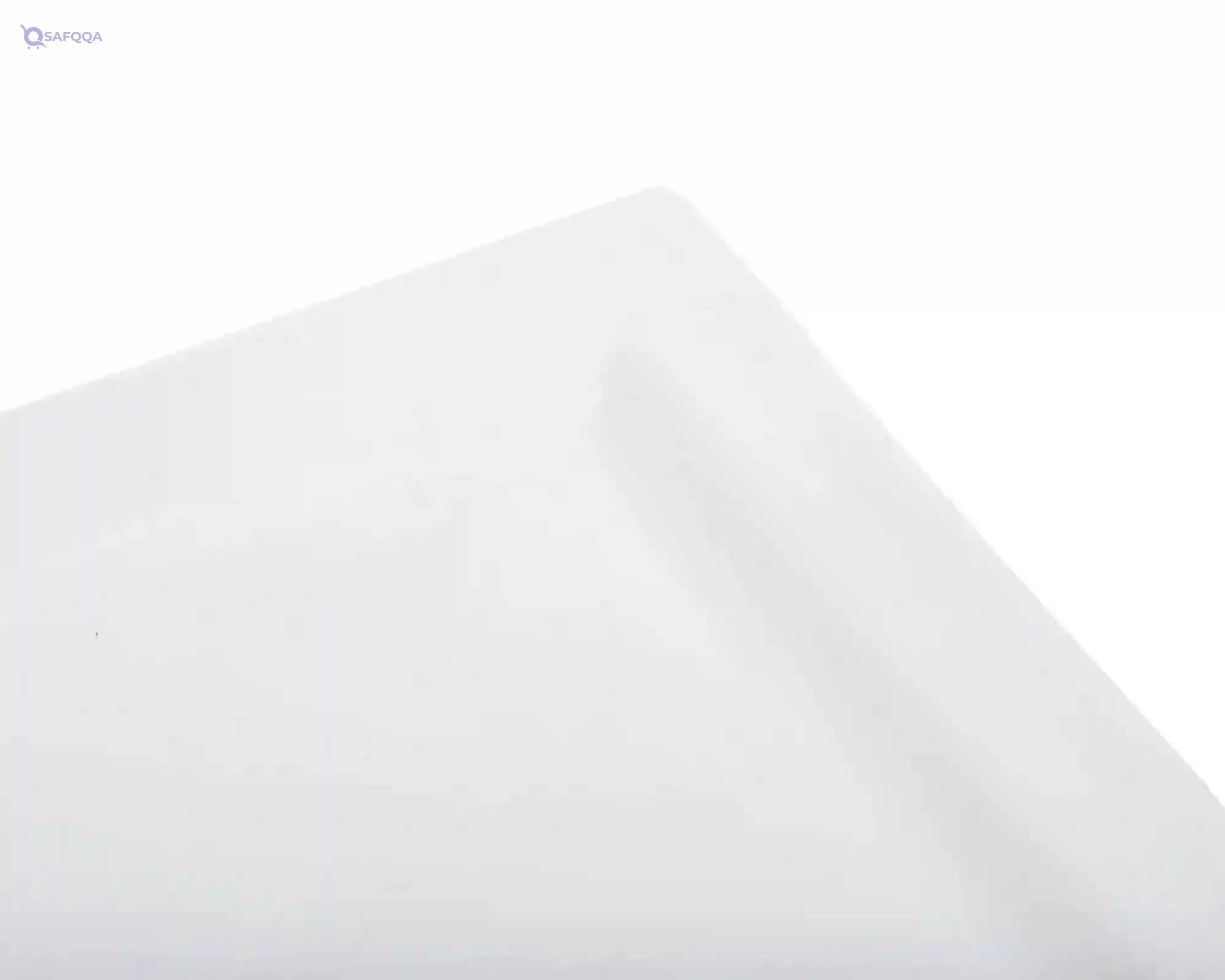 Rosa Porcelain Rectangular Service Dish, 43 cm Size - Safqqa