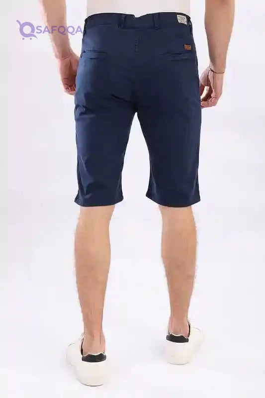 White Rabbit Men Short -Casual Gabardine Short - Safqqa Egypt