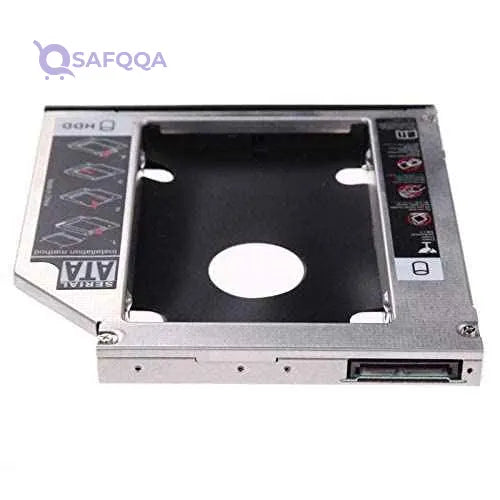 Generic 9.5mm Universal SATA 6.0GB Hard Drive/SSD Caddy for CD/DVD-ROM Optical Bay - Safqqa