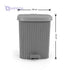 El Helal and Silver star Golden Medium Trash bin Grey - Safqqa
