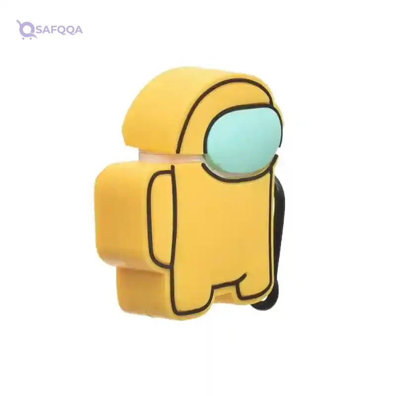 G-Power Silicone Full Cover Airpod Protective Case Designed With Cute Astronaut Shaped And Contains Ring Strap Suitable For Airpods - Safqqa Egypt