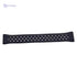 Generic Silicone Adjustable Watch Strap With Holes Design For Unisex Compatible With Smart Watches 20 MM - Black - Safqqa Egypt