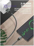 LDNIO LS441 Mobile Phone Cable - 2.4A Fast Charging Micro USB, 1M, Grey - Safqqa Egypt
