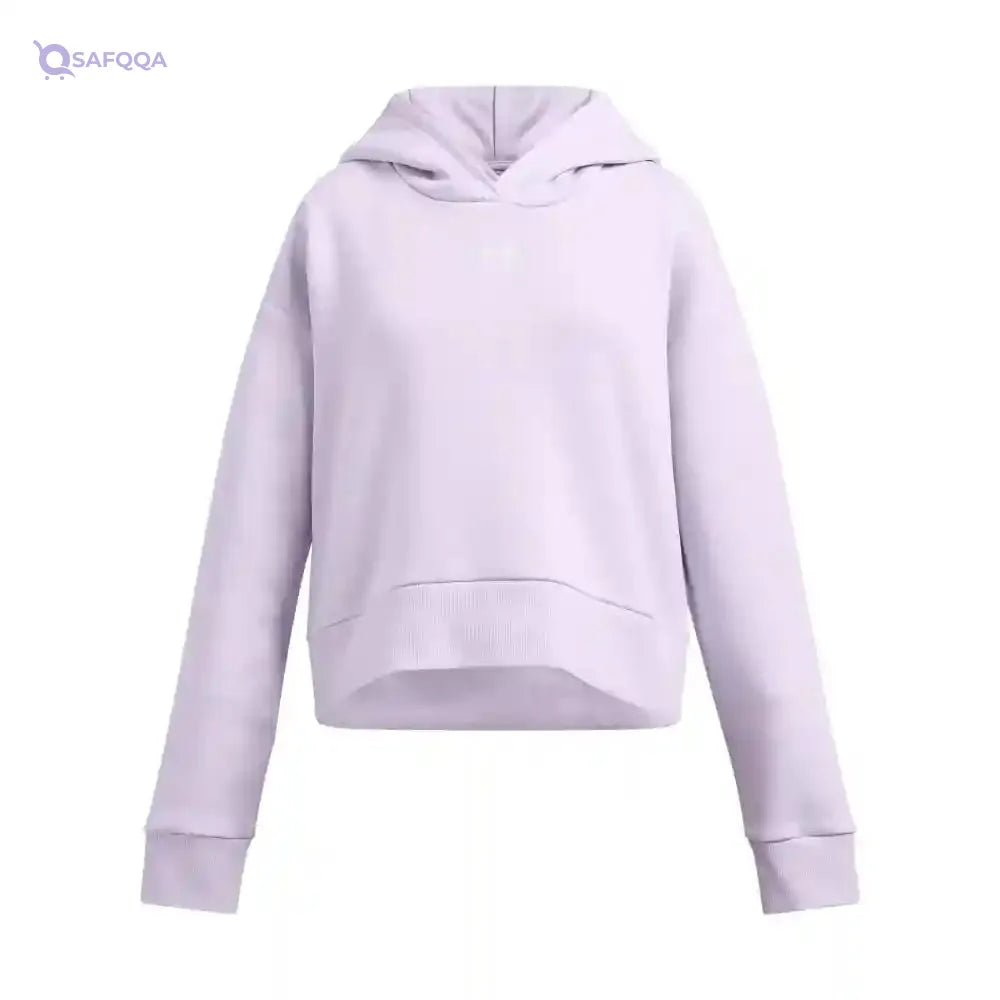 Under Armour girls Rival Fleece Crop Hoodie Hooded Sweatshirt - Safqqa Egypt