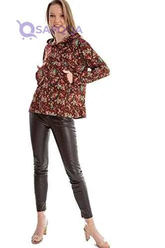 Jamila Women's Casual Printed Hoodie Sweatshirt - Safqqa Egypt