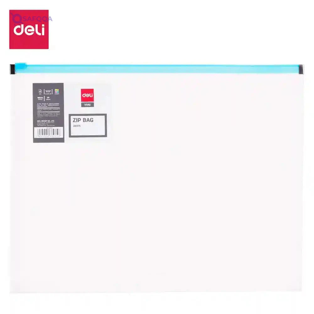 Deli A4 Size Zipper Bag - Safqqa Egypt
