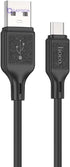 Hoco X90 - Cool Silicone Charging And Data Transmittion Cable , USB-A To Micro-USB Plug, Compatible With Samsung Huawei Xiaomi Oppo - Safqqa
