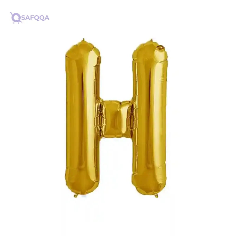 Foil Large Balloon Can Fills With Air Or Helium High Quality Materials Specially Made For Wedding Party Decoration Set Of 12 Pieces - Gold - Safqqa