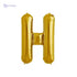Foil Large Balloon Can Fills With Air Or Helium High Quality Materials Specially Made For Wedding Party Decoration Set Of 12 Pieces - Gold - Safqqa