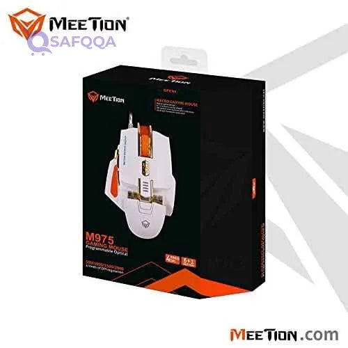Meetion M975 USB Corded Gaming Mouse – 2000 DPI for PC & Laptop - Safqqa