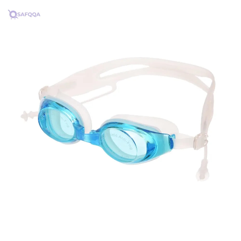 Generic Plastic Swimming Goggles Made from durable plastic and comfortable silicone - Safqqa