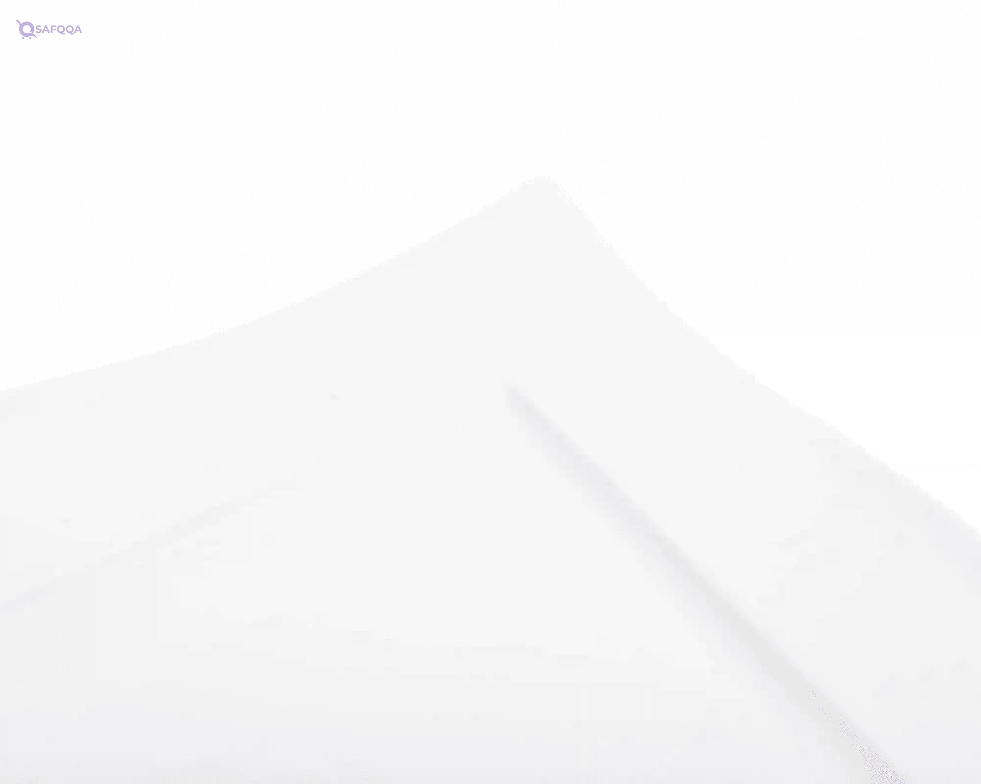 Rosa Porcelain Rectangular Service Dish, 46 cm Size - Safqqa