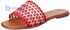 sway 1 c.m slippers,cotton lace fabric strap - Safqqa Egypt
