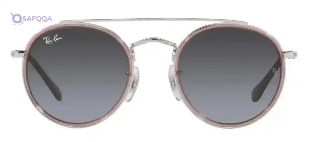 Ray-Ban Kids' RJ9647S Metal Round Sunglasses – Transparent - Safqqa