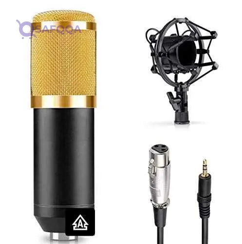 SKEIDO BM800 Professional Studio Broadcasting Recording Condenser Microphone Set - Safqqa
