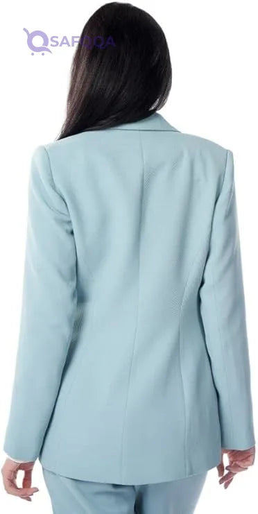 Bella Donna Women's Crepe Tailored Jacket - S22FJ09G - Safqqa