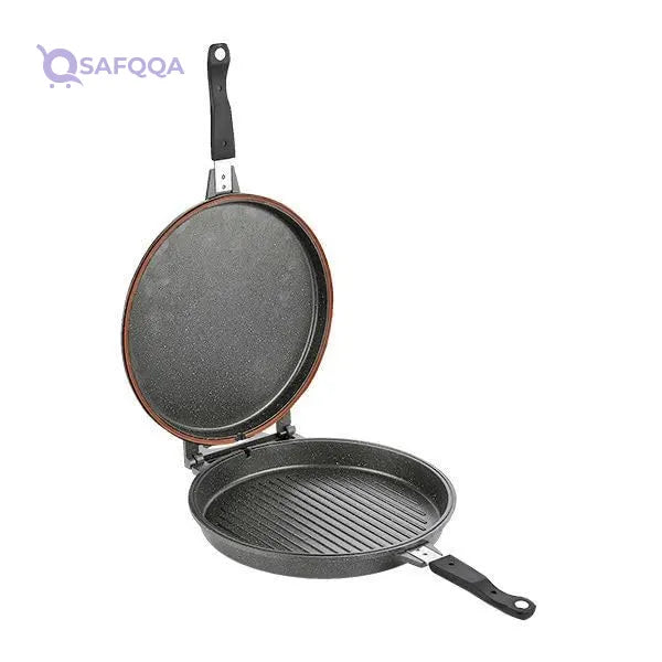 Papilla 32cm Cast Twin Grill Pan - Safqqa