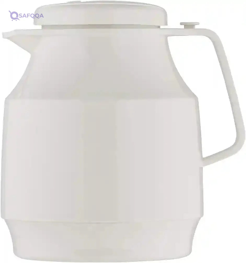 Helios Tea Boy Vacuum Jug White 1 Litre- Damage Box - Have Scratches - Safqqa Egypt