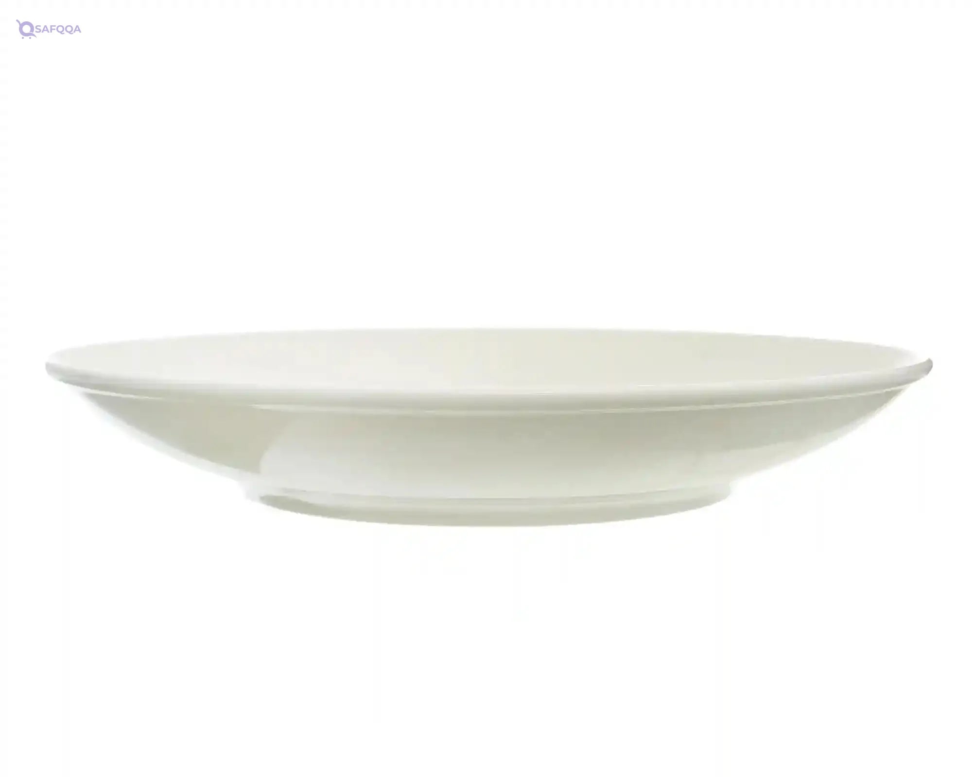 Rosa FM Plain Fruit Serving Plate, White - Safqqa