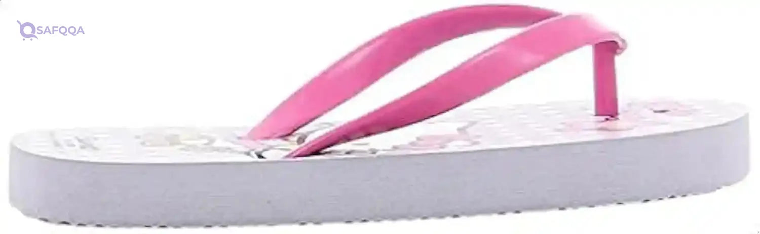Leomil Hello Kitty Print Flip Flops for Girls• Comfortable and secure fit for active kids - Safqqa