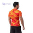 Magma Front Logo Back Camouflage Pattern Short Sleeves Sports T-Shirt for Men - Safqqa Egypt