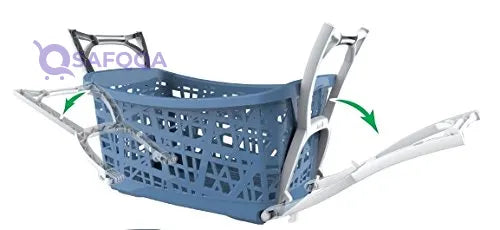 Bama Stand-Up Laundry Basket with Legs - Safqqa