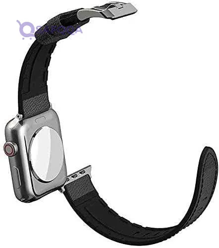 X-Doria Hybrid Leather for Apple Watch 4 & 5 & 6 & SE 38/40mm Black - Safqqa Egypt