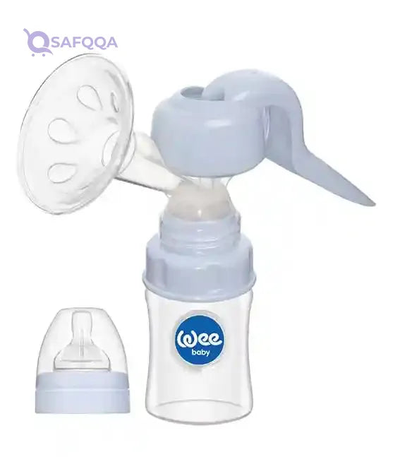 Wee Baby Manual Breast Pump + 20 Milk Storage Bag 200ml., One Size - Safqqa