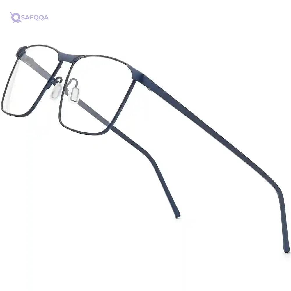 Fonex Pure Titanium Glasses Frame for Men,Square Full Rim Myopia Optical Eyeglasses - Safqqa