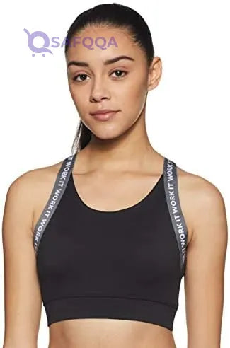 Women’s Full Cup Sports Bra – High Coverage & Support - Safqqa