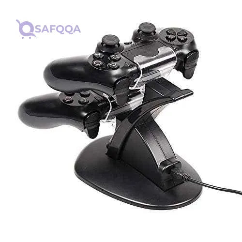 PS4 / Slim / Pro Dual USB Controller Charging Dock Station - Safqqa