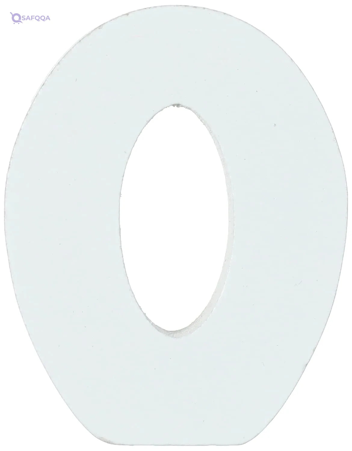 Generic Wood Small Number 0 Shape, • Durable and long-lasting wooden construction - Safqqa