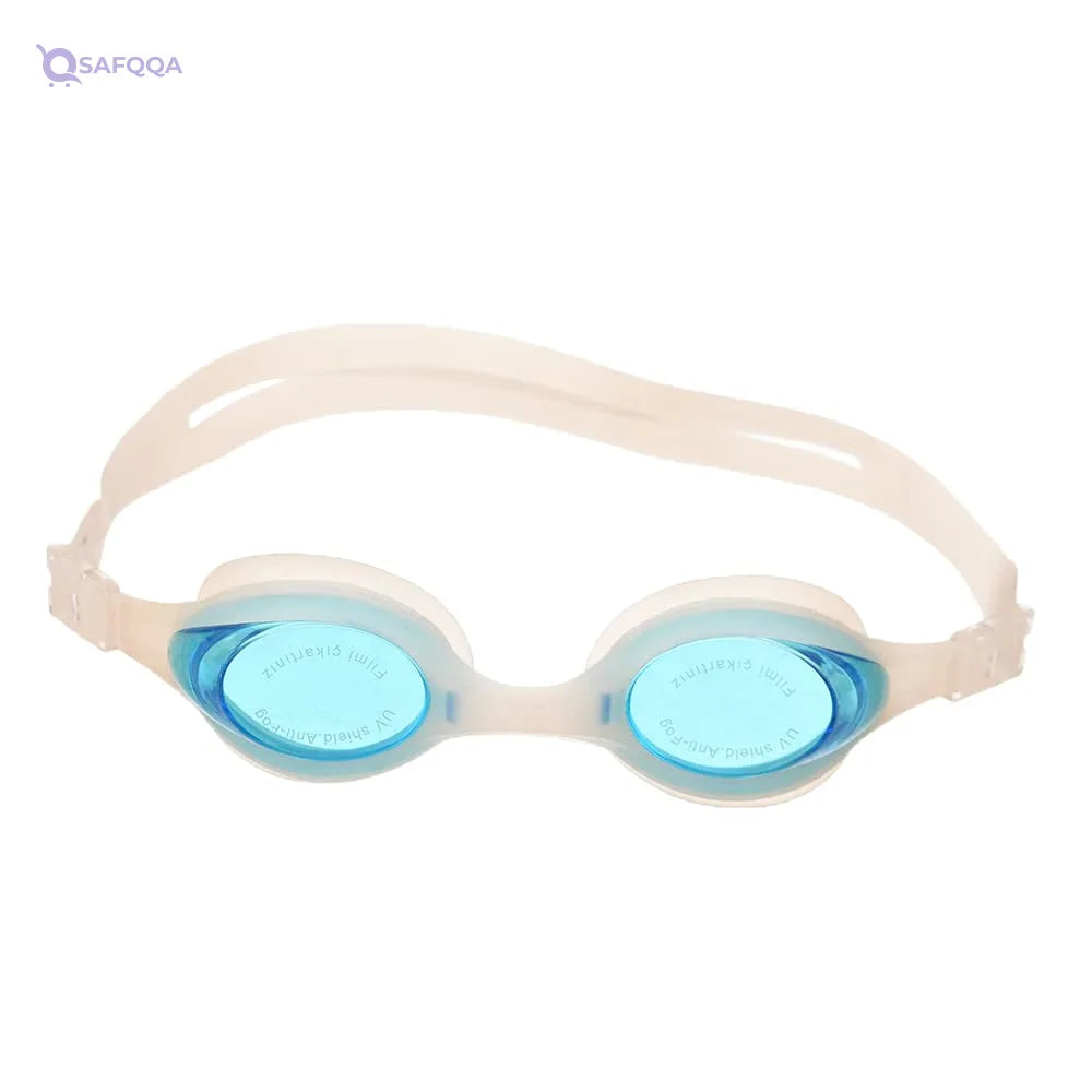 Generic ,Feeldaa Plastic Anti Fog Swimming goggles With Silicone Strap And Nose Clip Suitable For Kids - Safqqa
