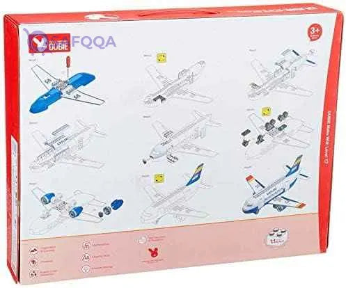 Plane Building Block Set - 56 Pieces in Hand Box - Safqqa Egypt
