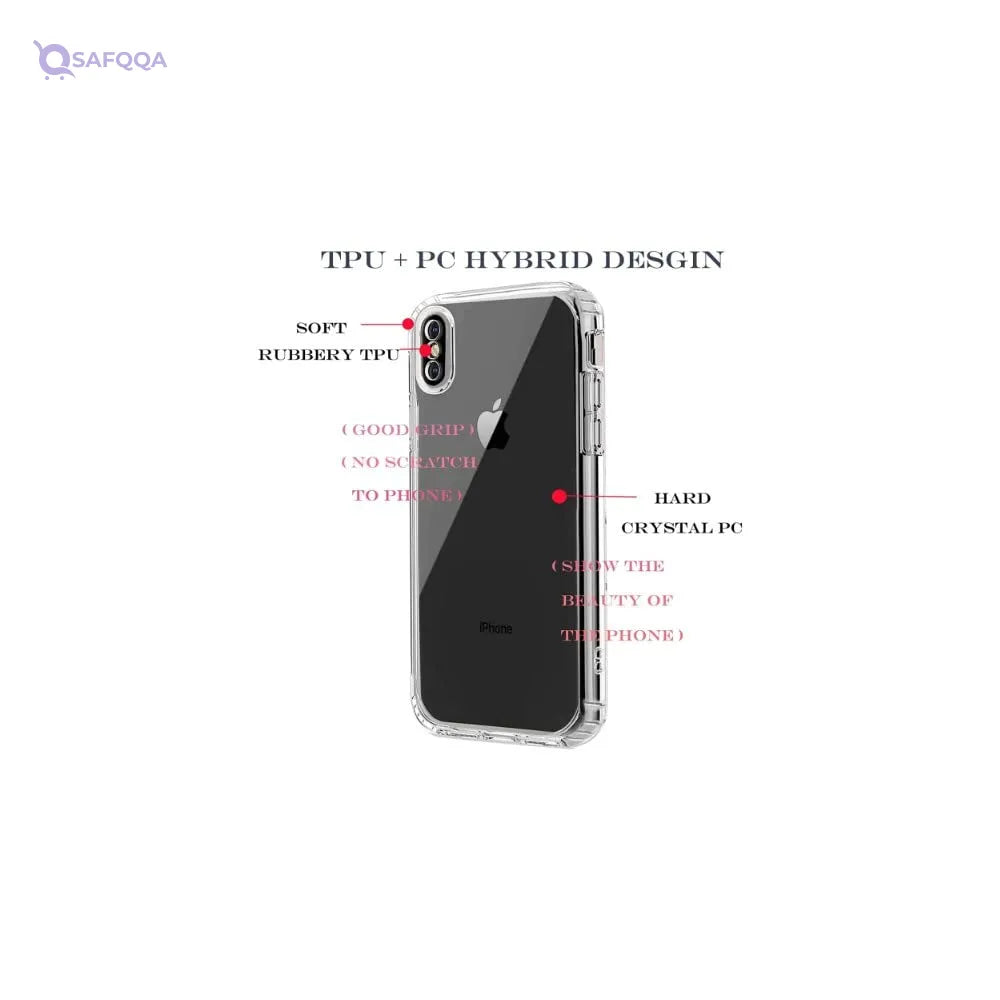 Muguian Case for iPhone XSMAX, 6.5-Inch, Silky-Soft Touch, Full-Body Protective Case, Shockproof Cover with Microfiber Lining. - Safqqa