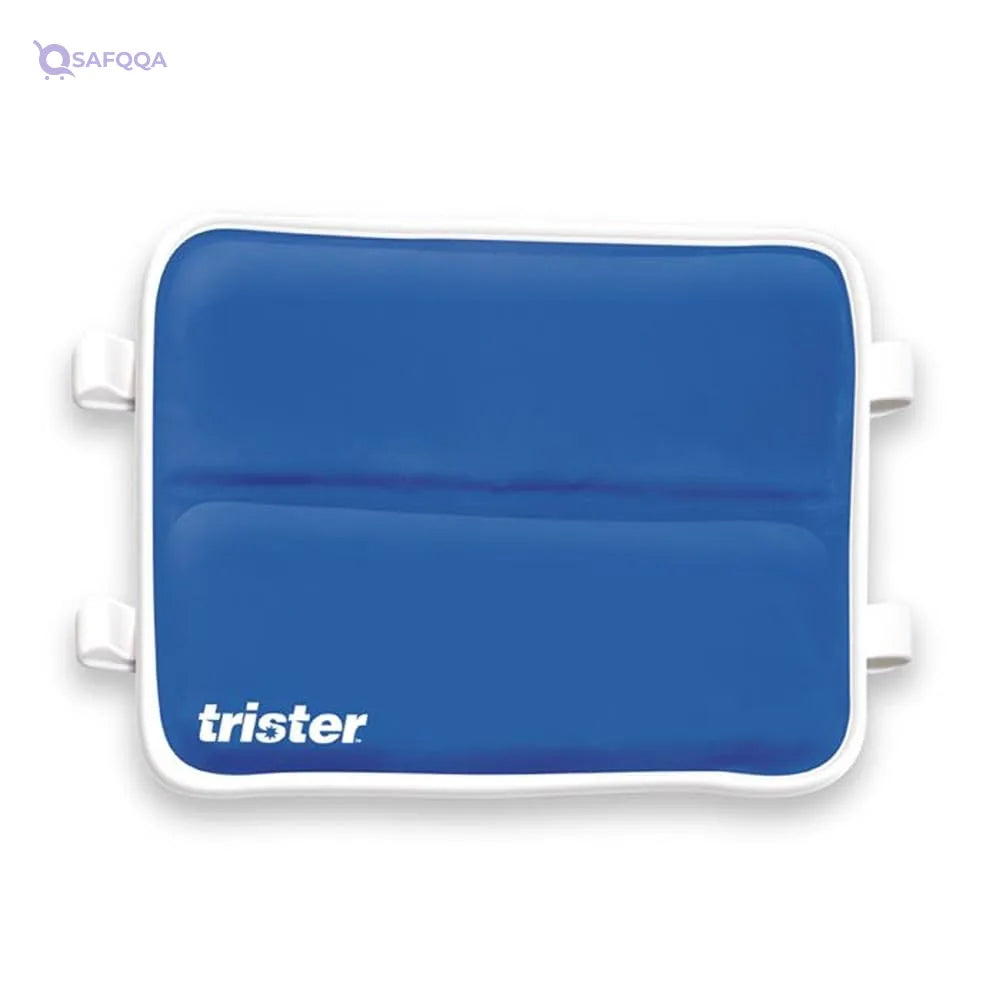 Trister Hot/Cold Gel Pack Large TS-515HC-L - Microwavable & Freezable Reusable Pain Relief - 30x25cm - Flexible for Fever, Migraines, Sports Injuries - Safqqa