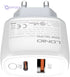 Ldnio Fast Charger Dual Usb Ports With Type-C-Type-C Cable• Suitable for home, office, and travel charging needs - Safqqa