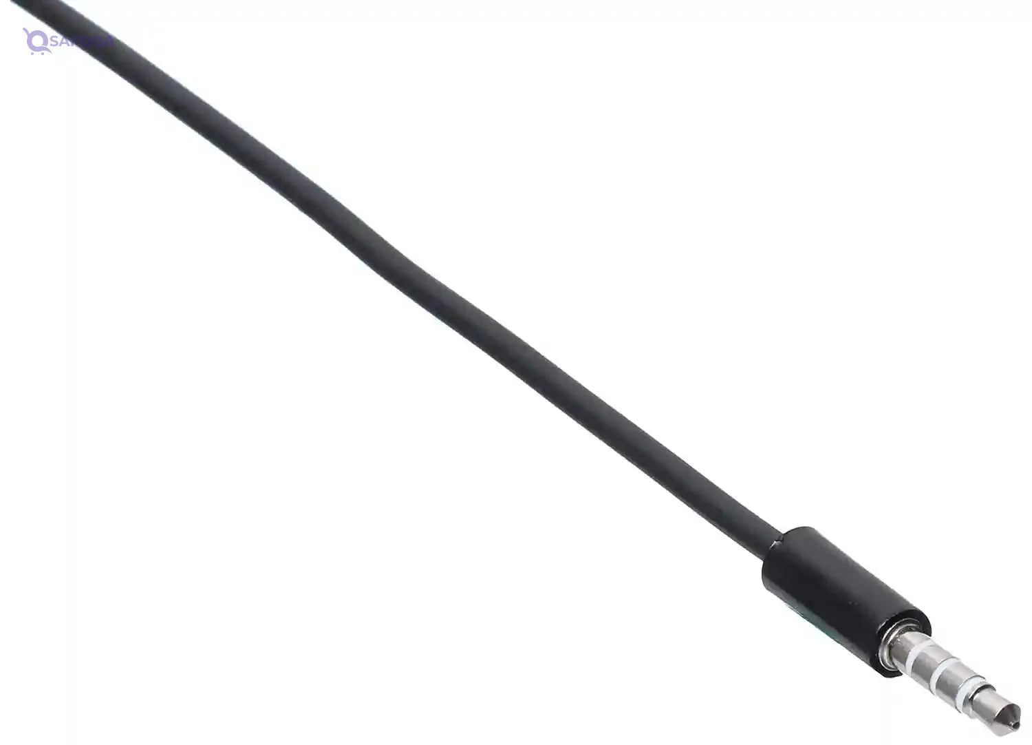 Keendex 1924 3.5 mm audio Spliter Male to Female Cable, 10 Centimeter - Black - Safqqa