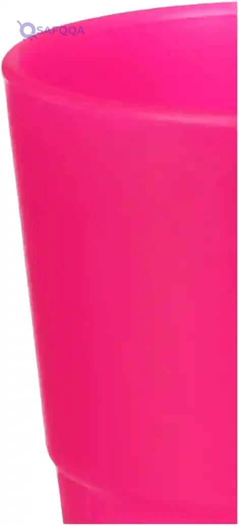 MOJITO DESIGN Box of Cocktail Cups, Plastic, Fucsia Fluo, 0.35 Litre, 6 Pieces - Safqqa