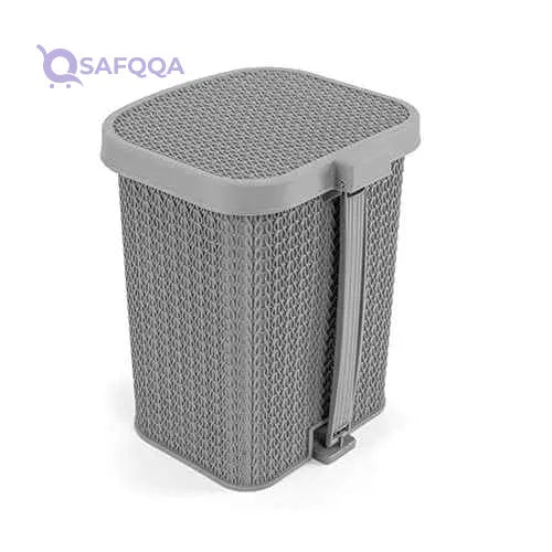 El Helal and Silver star Golden Medium Trash bin Grey - Safqqa