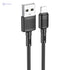 Hoco X83 - Victory Charging And Data Transmittion Cable (2.4A - 1M), USB-A To Lightning Plug, Compatible With Apple iPhone iPad Airpods - Safqqa