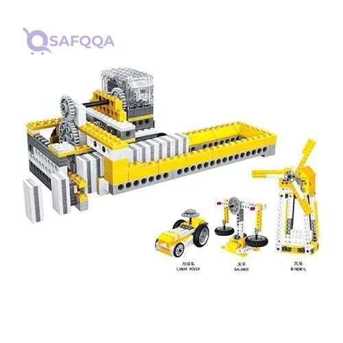 Wange 1405 Machine Shaped Building Blocks - 286 Pieces - Safqqa Egypt