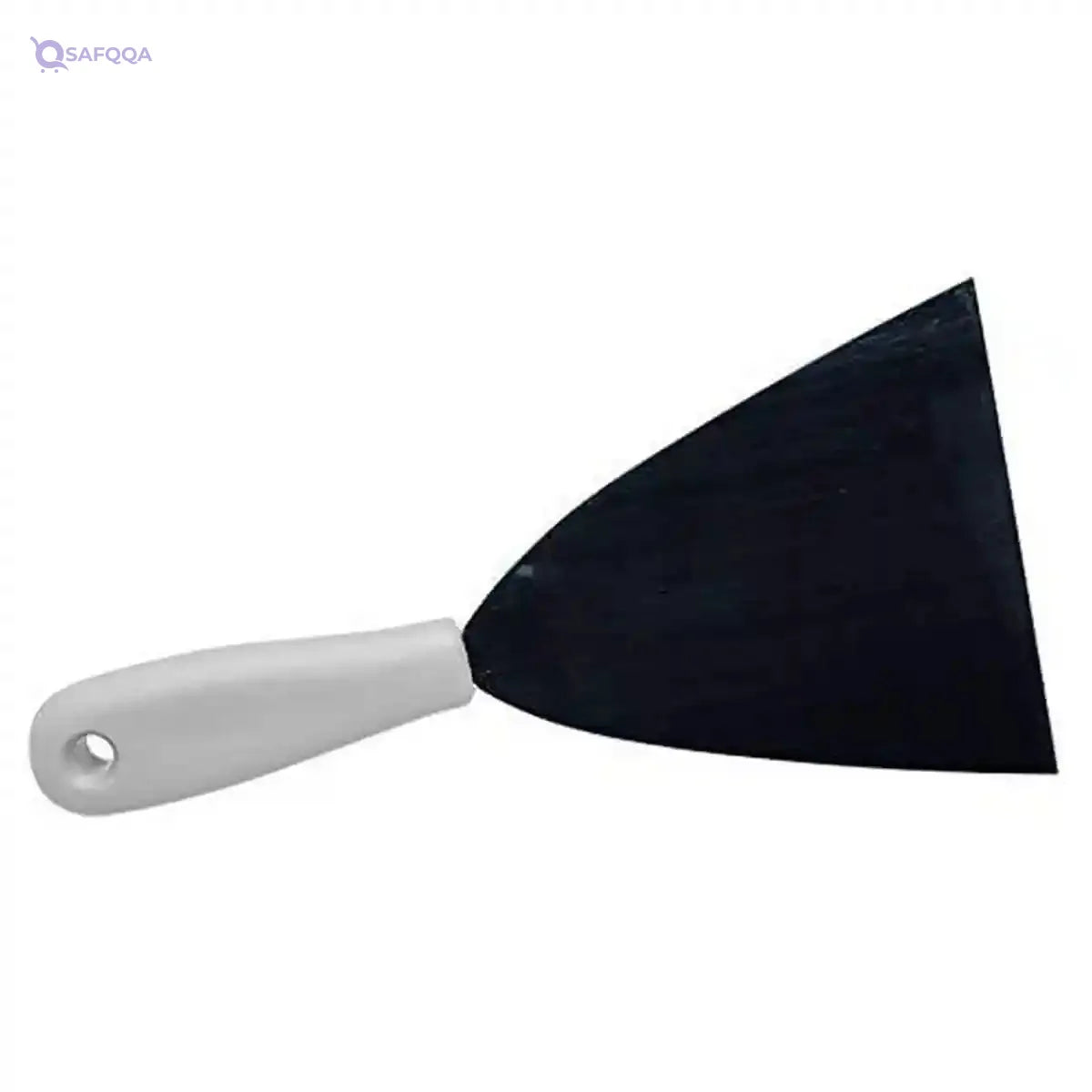 Maya Stainless Steel Spatula with PP Handle Stiff (120 mm) White 88102 - Safqqa Egypt